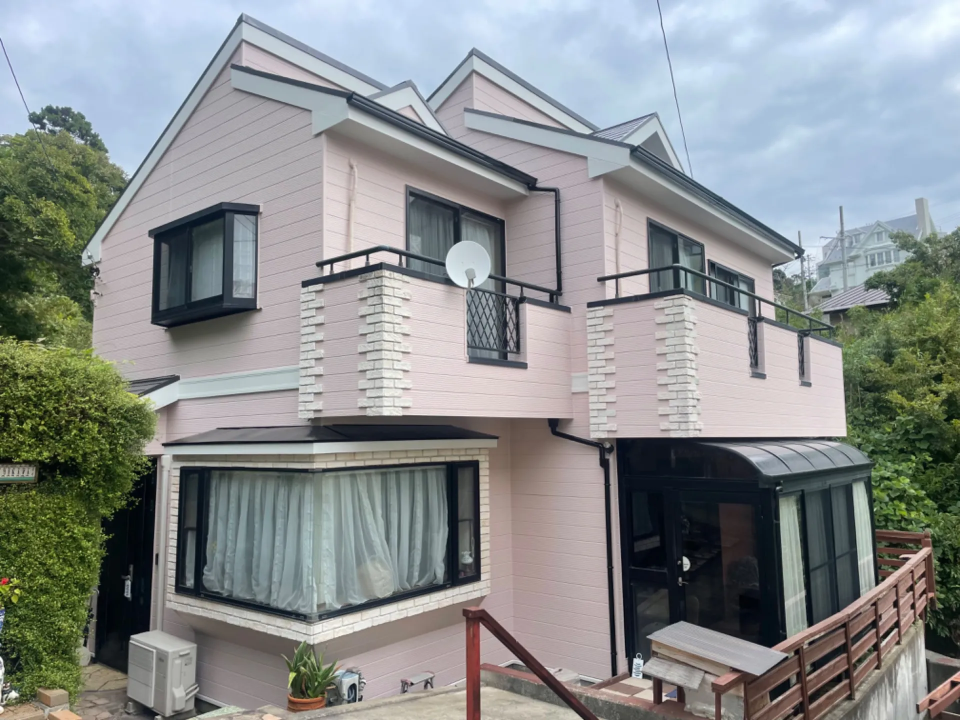 横須賀市秋谷戸建住宅　サイデング　外壁塗装（ナノコンポジットW）